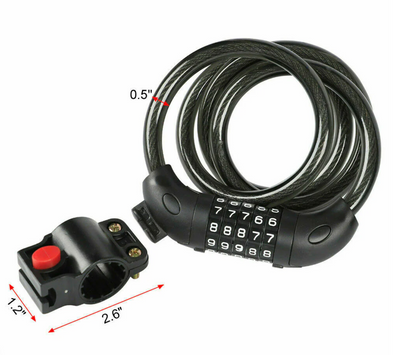 Bicycle Cable Number Combination Lock